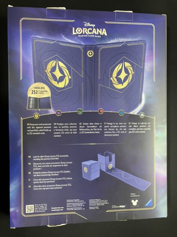 画像2: ★訳あり特価★【海外バインダー】[LORCANA] Lorebook Premium Card Portfolio (2)