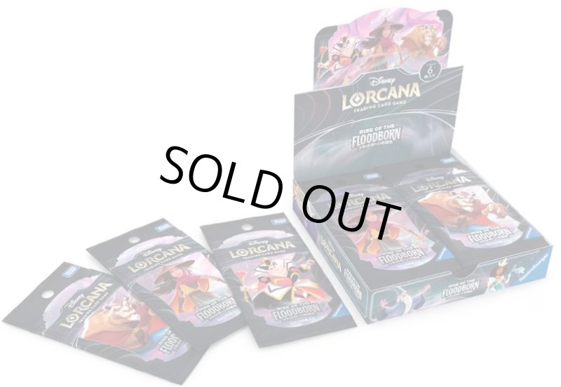 画像1: ディズニー・ロルカナ・TCG 日本語版 ブースターパック フラッドボーンの渾沌 1BOX(*16パック入り*) (1)