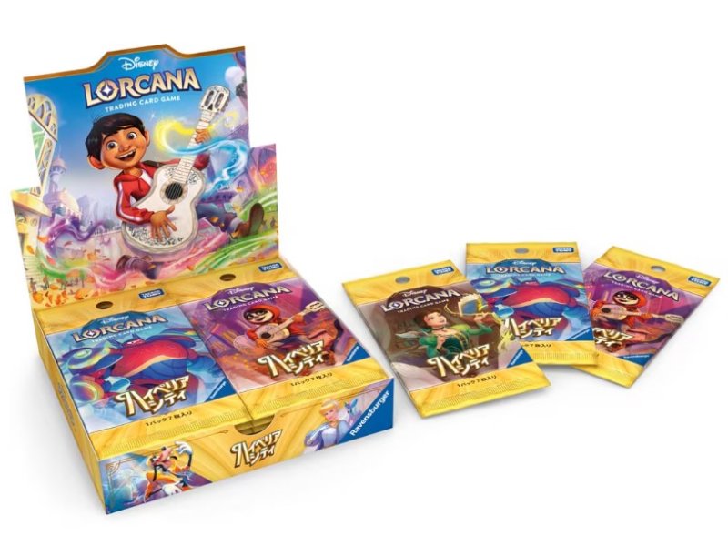 画像1: ディズニー・ロルカナ・TCG 日本語版 ブースターパック ハイペリアシティ 1BOX(*16パック入り*) (1)