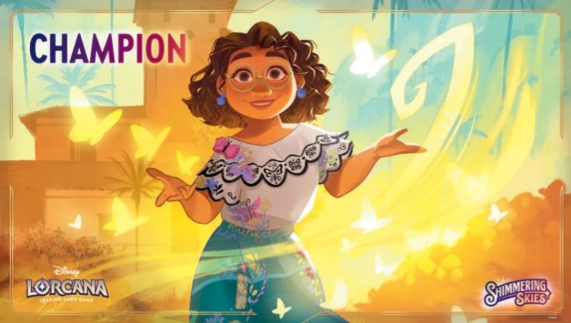 画像1: 【海外プレイマット】[LORCANA] Shimmering Skies Championship Playmat (1)