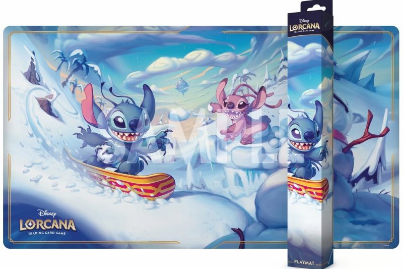 画像1: 【海外プレイマット】[LORCANA] スティッチ＆エンジェル (1)